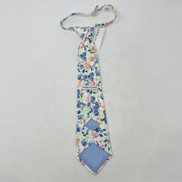 Janie and Jack Youth Boys Size 2-5 Years Ditsy Floral Adjustable Necktie $26 - Picture 6 of 8